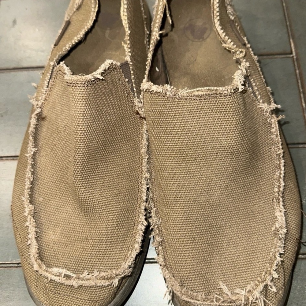 Crocs Tan Boat Shoes Casual Comfort